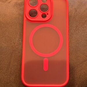 Red iPhone 16 Pro Case